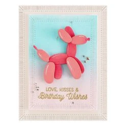 Balloon Party Animal Etched Dies From The Birthday Celebrations Collection -Woodland Scenics Shop S3 450 Spellbinders Birthday Balloon Party Animal Project 72579