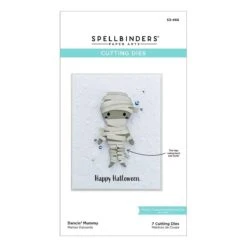 Dancin' Mummy Etched Dies From The Boo Dance Party Collection -Woodland Scenics Shop S3 466 Boo Party Spellbinders Dancin Mummy Pac