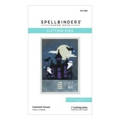 Haunted House Etched Dies From The Boo Dance Party Collection -Woodland Scenics Shop S3 468 Boo Party Spellbinders Haunted House Pac