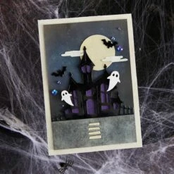 Haunted House Etched Dies From The Boo Dance Party Collection -Woodland Scenics Shop S3 468V2 2
