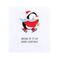 Dancin' Penguin Etched Dies From The Dancin' Christmas Collection -Woodland Scenics Shop S3 482 Dancin Christmas Dancin Penguin Project