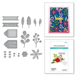 Petite Blooms And Sentiments From The Merry & Bright Collection