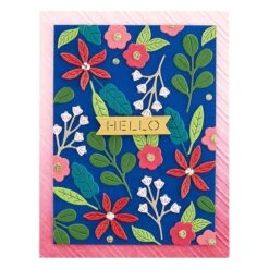 Petite Blooms And Sentiments From The Merry & Bright Collection -Woodland Scenics Shop S3 485 Merry Bright Petite Blooms and Sentiments Project 1