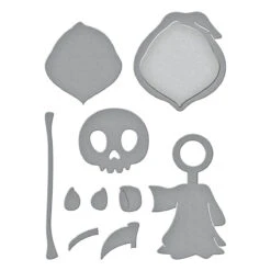 Dancin' Grim Etched Dies From The Dancin' Halloween Collection -Woodland Scenics Shop S3 491 Dancin Halloween Dancin Grim Color