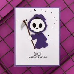 Dancin' Grim Etched Dies From The Dancin' Halloween Collection -Woodland Scenics Shop S3 491 STP 214