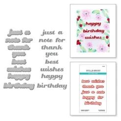 Popular Sentiments Etched Dies From The Sealed For Christmas Collection