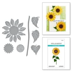 Sunflower Serenade Etched Dies From The Serenade Of Autumn Collection