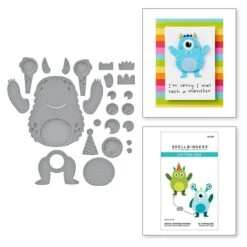 Dancin' Birthday Monster Etched Dies From The Monster Birthday Collection