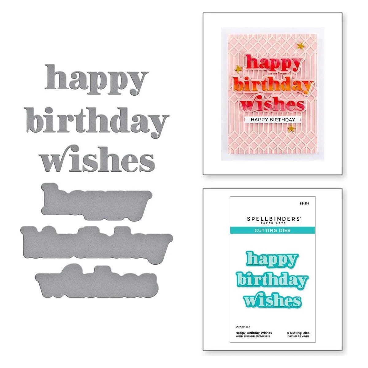 Happy Birthday Wishes Etched Dies From The Out And About Collection 1 Happy Birthday Wishes Etched Dies From The Out And About Collection