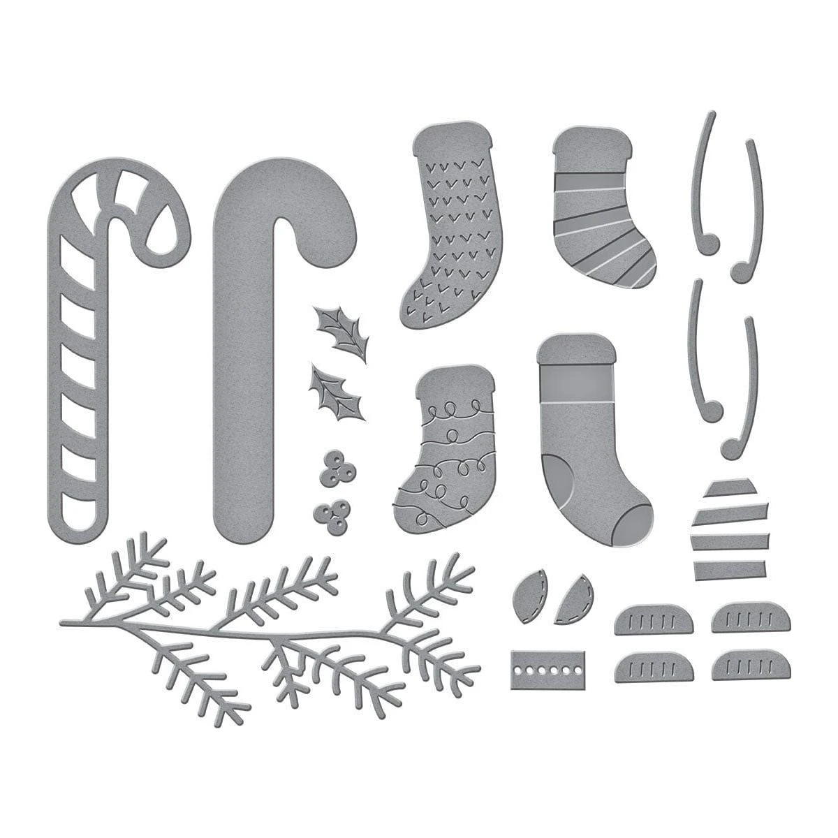 Faux Embroidered Stockings Etched Dies From The Nichol's Needlework Collection By Nichol Spohr 7 Faux Embroidered Stockings Etched Dies From The Nichol's Needlework Collection By Nichol Spohr - Image 7