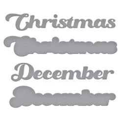 Christmas & December Etched Dies From The Storytelling By Spellbinders Scrapbooking Collection -Woodland Scenics Shop S3 520 Storytelling Christmas December Color