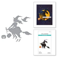 Witchin' Heels Etched Dies From The Happy Haunting Collection