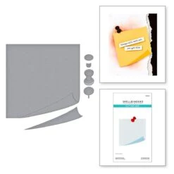 Push Pin Notes Etched Dies From The Take Note Collection