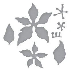 Poinsettia Etched Dies From Susan's Holiday Flora Collection By Susan Tierney-Cockburn -Woodland Scenics Shop S4 1109 Susans Holiday Flora Susan Tierney Cockburn Poinsettia Color 53111.1623356480.1280.1280