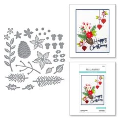 Christmas Blooms Etched Dies From The Tis The Season Collection