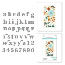 Be Bold Lowercase Alphabet And Numbers Etched Dies From The Be Bold Collection