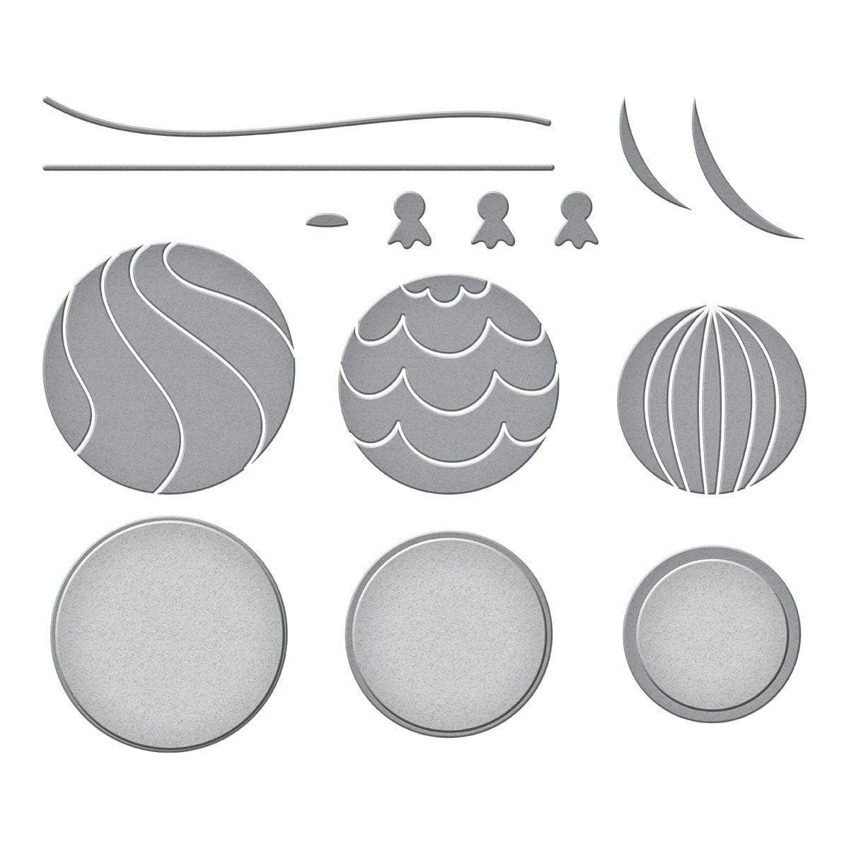 Color Block Balloons Etched Dies From The Birthday Celebrations Collection 3 Color Block Balloons Etched Dies From The Birthday Celebrations Collection - Image 3