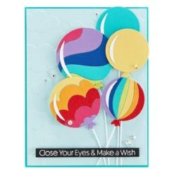 Color Block Balloons Etched Dies From The Birthday Celebrations Collection 12 Color Block Balloons Etched Dies From The Birthday Celebrations Collection -Woodland Scenics Shop S4 1201 Spellbinders Birthday Color Block Balloons Project 39214