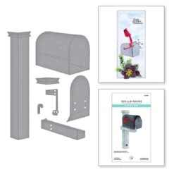 Letterbox Etched Dies From The Winter Garden Collection By Susan Tierney-Cockburn