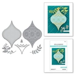 Stitched Ornament Etched Dies From The Stitchmas Christmas Collection