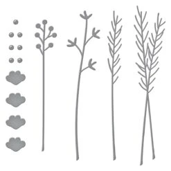 Sealed Botanical Sprigs Etched Dies From Sealed For The Holidays Collection 8 Sealed Botanical Sprigs Etched Dies From Sealed For The Holidays Collection -Woodland Scenics Shop S4 1248 Sealed for the Holidays Sealed Botanical Sprigs Color