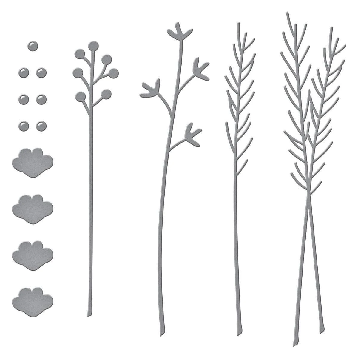 Sealed Botanical Sprigs Etched Dies From Sealed For The Holidays Collection 4 Sealed Botanical Sprigs Etched Dies From Sealed For The Holidays Collection - Image 4