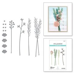 Sealed Botanical Sprigs Etched Dies From Sealed For The Holidays Collection
