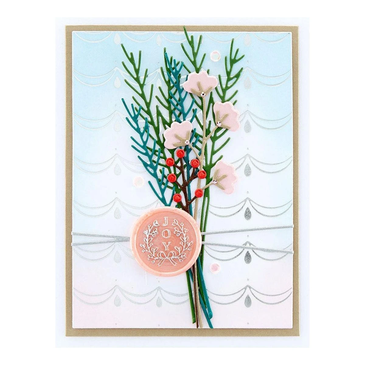 Sealed Botanical Sprigs Etched Dies From Sealed For The Holidays Collection 3 Sealed Botanical Sprigs Etched Dies From Sealed For The Holidays Collection - Image 3