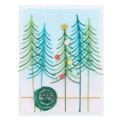 Sealed Christmas Tree Squiggle Etched Dies From Sealed For The Holidays Collection -Woodland Scenics Shop S4 1249 Sealed for the Holidays Sealed Christmas Tree Squiggle Project
