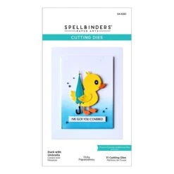 Duck With Umbrella Etched Dies From The Showered With Love Collection By Vicky Papaioannou -Woodland Scenics Shop S4 1261 Showered with Love Vicky Papaioannou Duck with Umbrella Pac