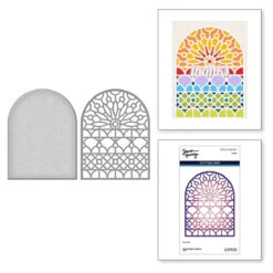 Stained Glass Window Etched Dies From The Metamorphosis Collection By Simon Hurley