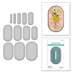 Essential Modern Ovals Etched Dies From The Sealed For Summer Collection