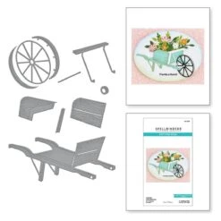 Country Wheelbarrow Etched Dies From The Country Road Collection By Annie Williams