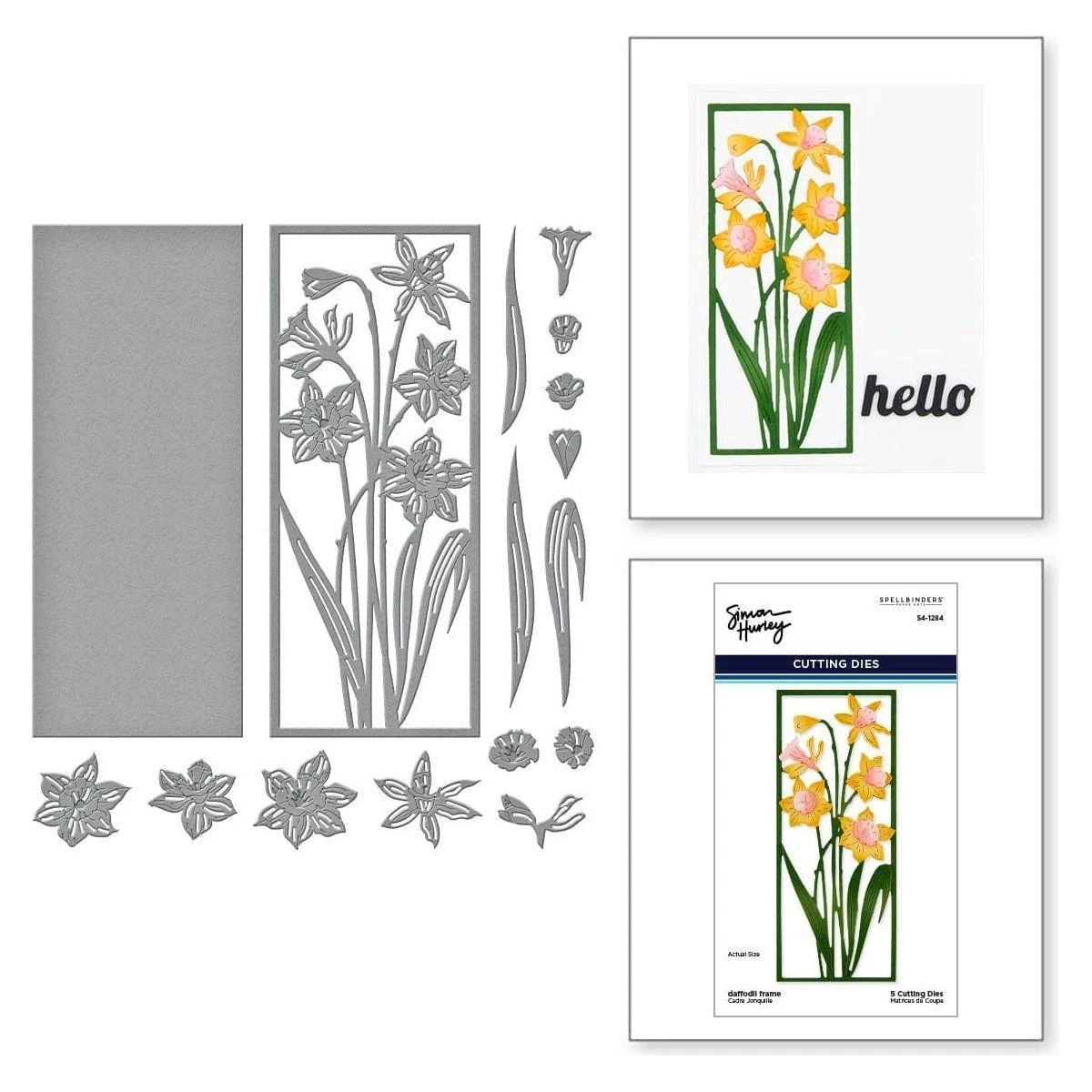 Daffodil Frame Etched Dies From The Photosynthesis Collection By Simon Hurley 1 Daffodil Frame Etched Dies From The Photosynthesis Collection By Simon Hurley