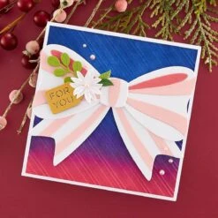 All Occasion Bow Etched Dies From The Merry & Bright Collection -Woodland Scenics Shop S4 1304 Merry Bright All Occasion Bow Project 2