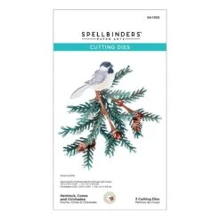 The Snow Garden Dies Bundle -Woodland Scenics Shop S4 1305 The Snow Garden STC Hemlock Cones and Chickadee Pac