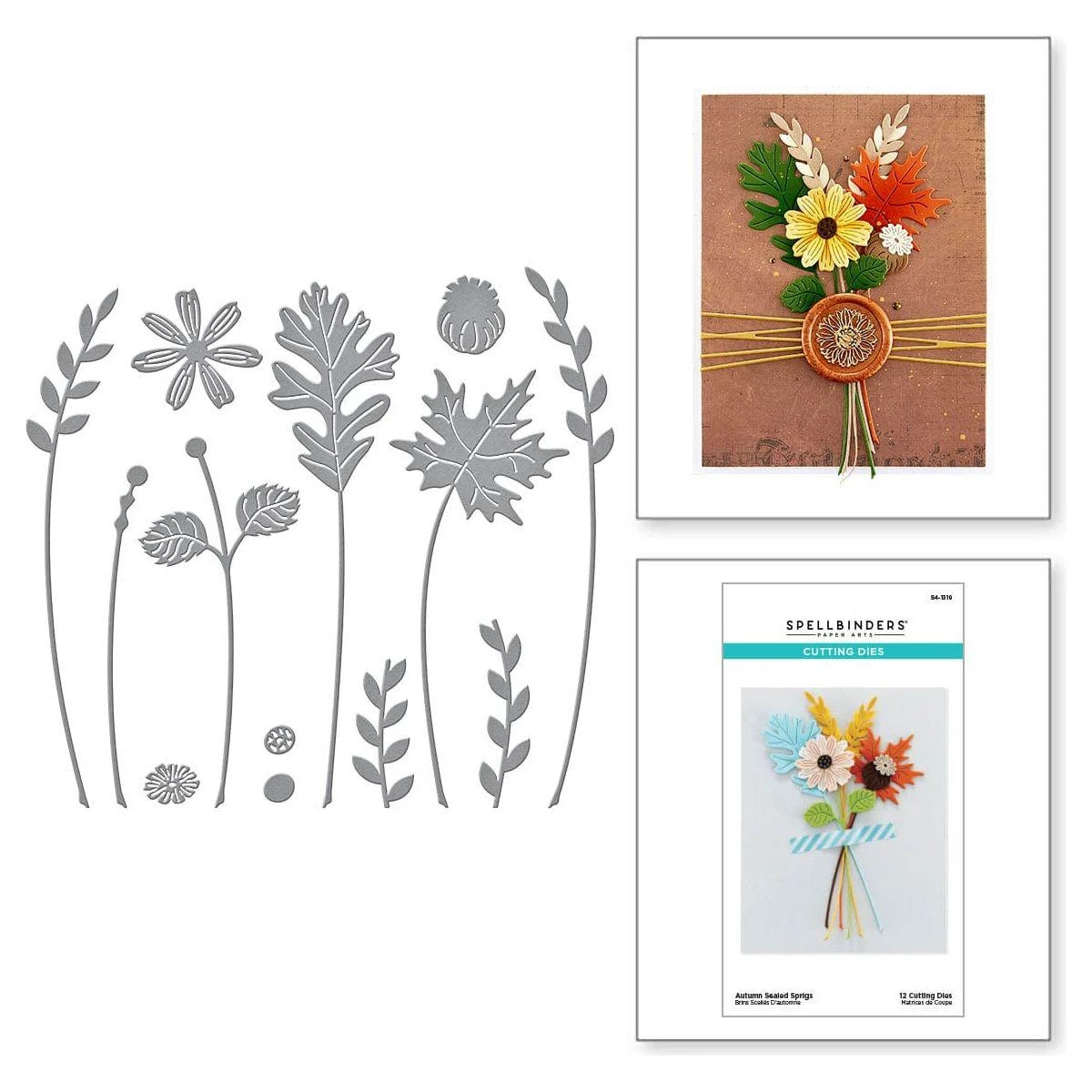 Autumn Sealed Sprigs Etched Dies From The Serenade Of Autumn Collection 1 Autumn Sealed Sprigs Etched Dies From The Serenade Of Autumn Collection