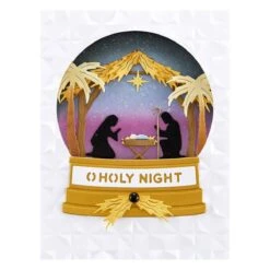 Nativity Scene Etched Dies From The Simon's Snow Globes Collection By Simon Hurley -Woodland Scenics Shop S4 1323 Simon s Snow Globes Simon Hurley nativity scene Project 1