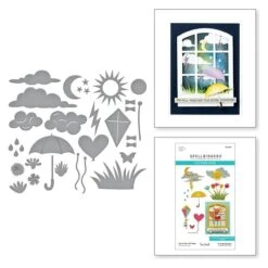 Up In The Air View Etched Dies From The Windows With A View Collection By Tina Smith