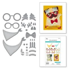 Cats And Pugs Accessories Etched Dies From The Bibi's Cats And Pugs Collection By Bibi Cameron