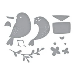 Love Note Bird Etched Dies From The Out And About Collection 12 Love Note Bird Etched Dies From The Out And About Collection -Woodland Scenics Shop S4 1352 Out About Love Note Bird Color
