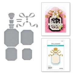 Gorgeous You Perfume Bottle Etched Dies From The Gorgeous You Collection