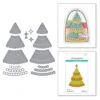 Stitched Holiday Tree Etched Dies From The Stitched Bright Collection