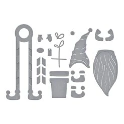 Dancin' Gnome Etched Dies From The Dancin' Christmas Friends Collection -Woodland Scenics Shop S4 1371 Dancin Christmas Friends Dancin Gnome Alfie Color