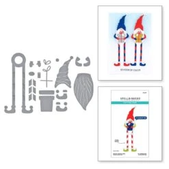 Dancin' Gnome Etched Dies From The Dancin' Christmas Friends Collection