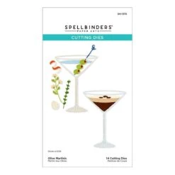 Olive Martinis Etched Dies From The Happy Hour Collection -Woodland Scenics Shop S4 1372 Happy Hour Olive Martinis Pac