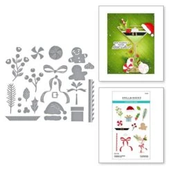 Christmas Cocktails Etched Dies From The Happy Hour Collection