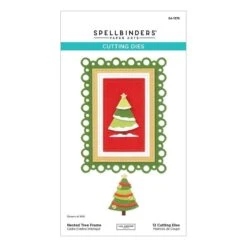 Nested Tree Frame Etched Dies From The Essential Holiday Collection By Lisa Horton -Woodland Scenics Shop S4 1376 Essential Holiday Lisa Horton Nested Tree Frame Pac