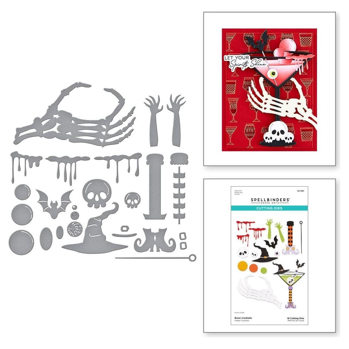 Boos! Cocktails Etched Dies From The Happy Hour Collection 1 Boos! Cocktails Etched Dies From The Happy Hour Collection