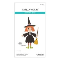 Fiona The Dancin' Witch Etched Dies From The Happy Haunting Collection -Woodland Scenics Shop S4 1385 Happy Haunting Fion the Dancin Witch Pac